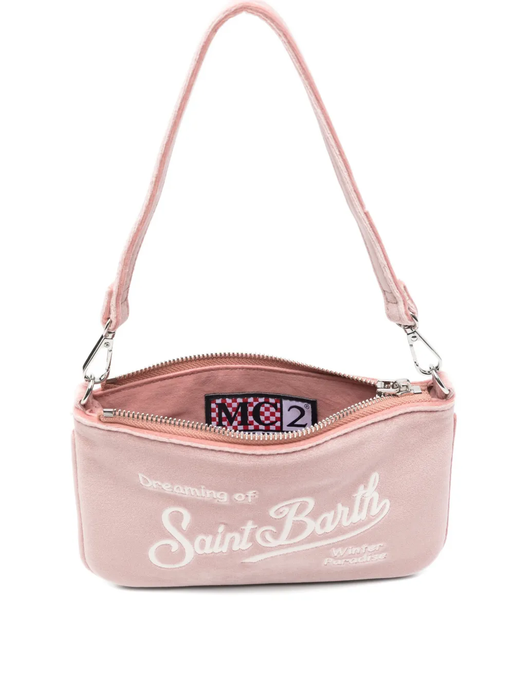 Mc2 Saint Barth Parisienne Shoulder Bag In Pink