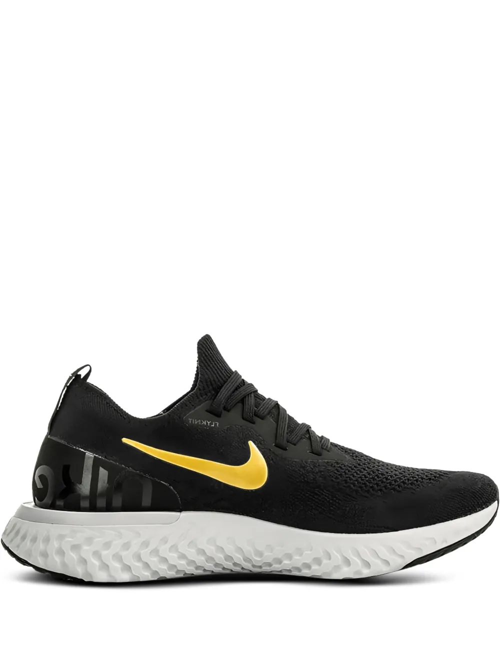 Nike Epic React Flyknit running sneakers | Black | Image 1