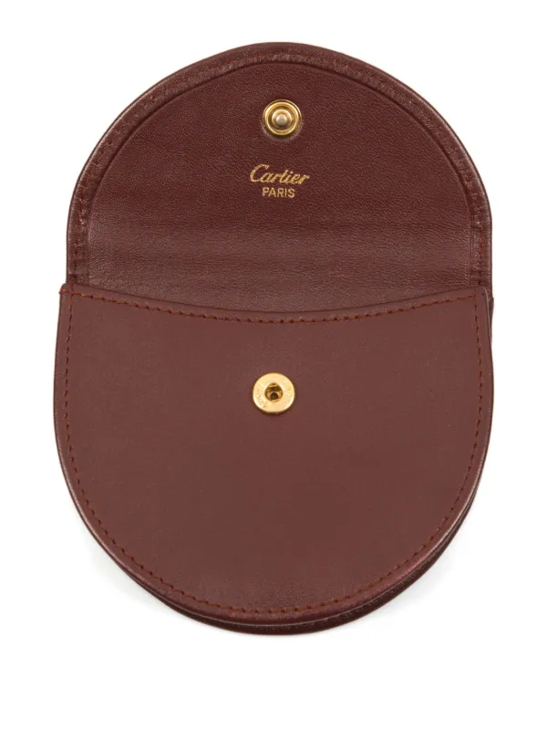 Cartier 1990s Leather Coin Case | Red | FARFETCH BN