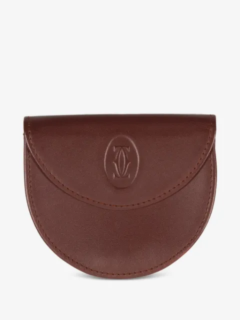 Cartier 1990s Münztäschchen aus Leder