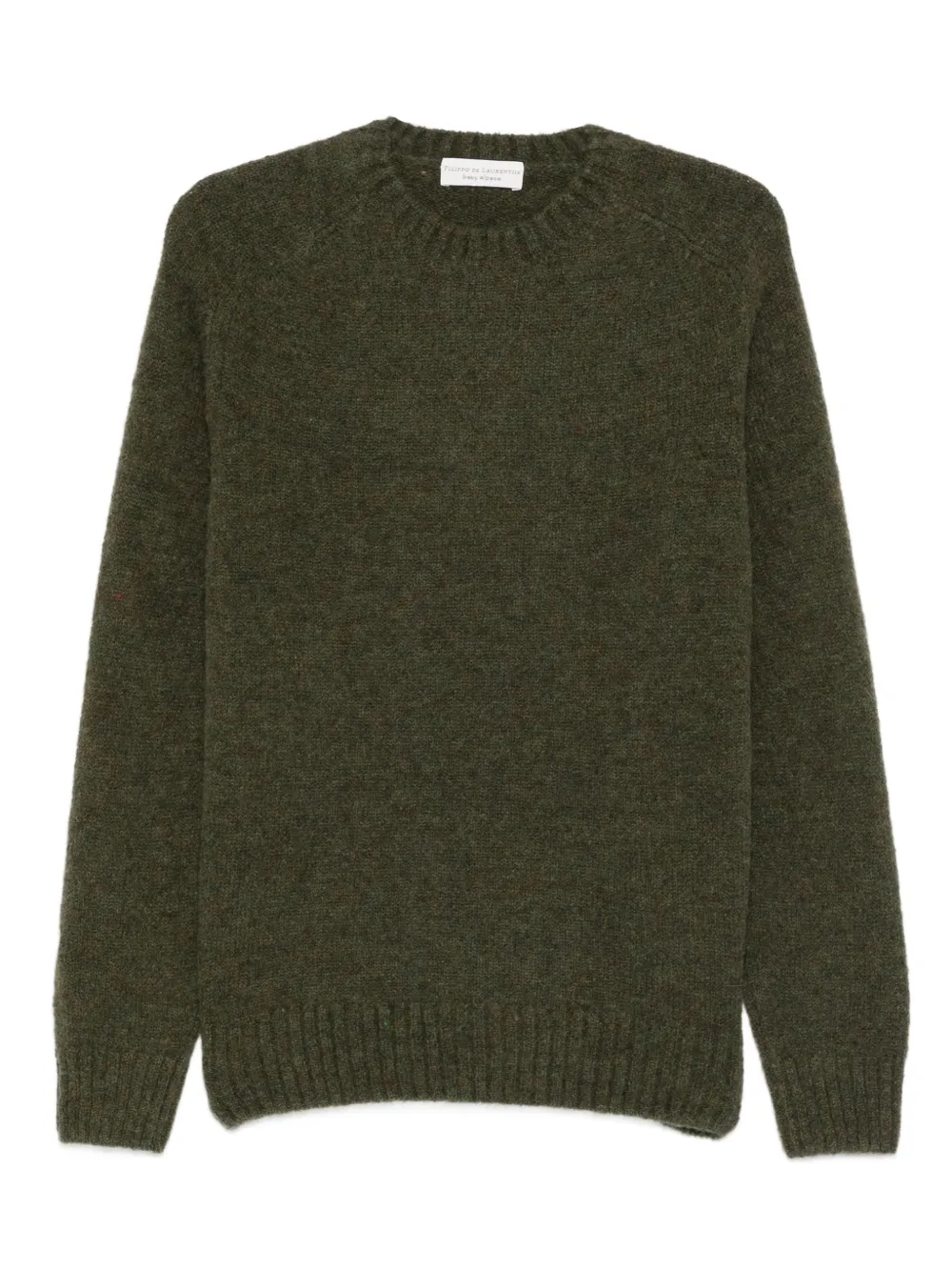 Filippo De Laurentiis ribbed crew neck sweater | Green | Image 1
