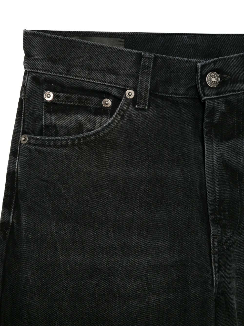 Dondup Pocket Belt-loop Jeans In Black