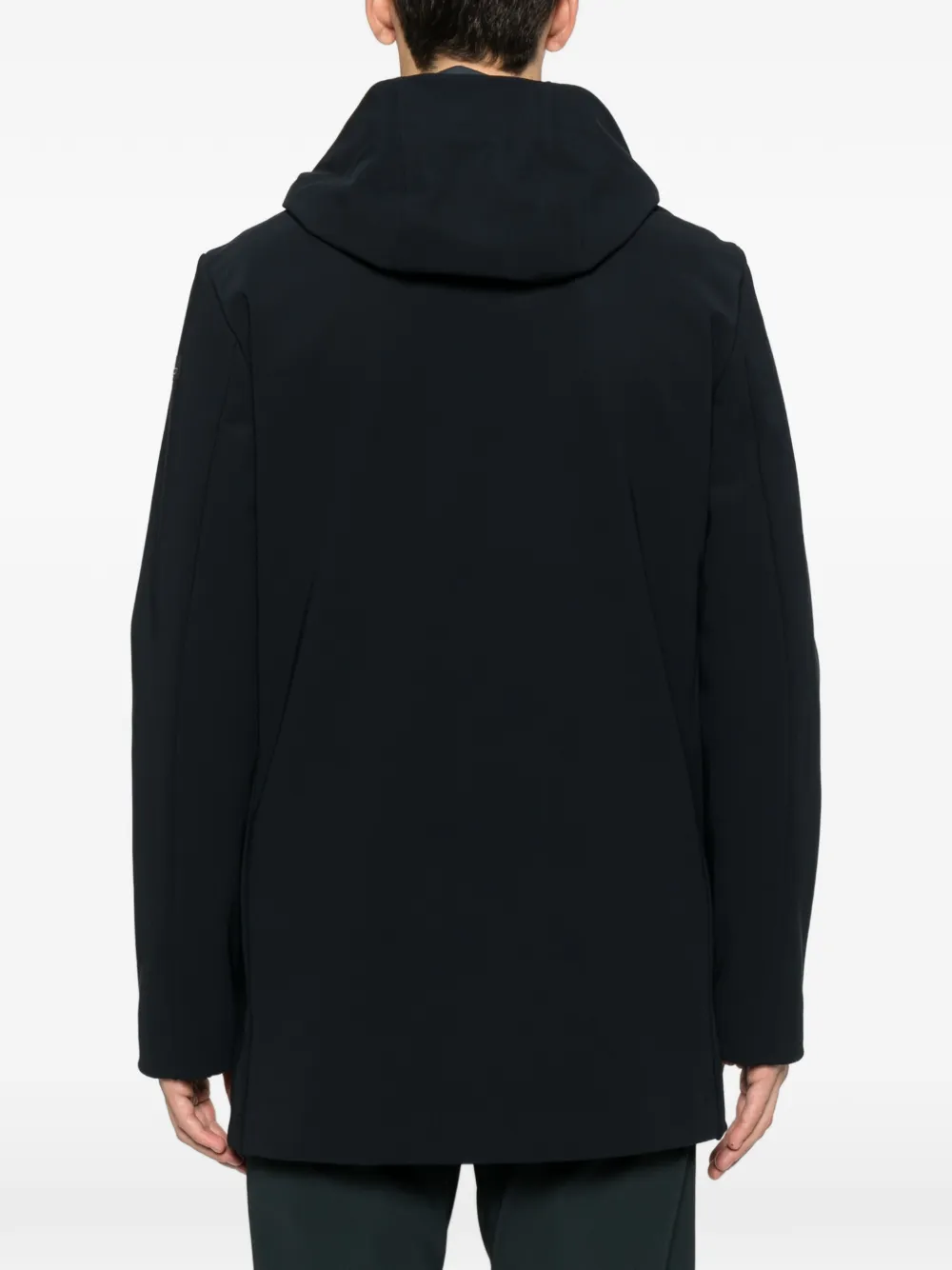 Roberto Ricci Designs Jack met capuchon en rits Blauw
