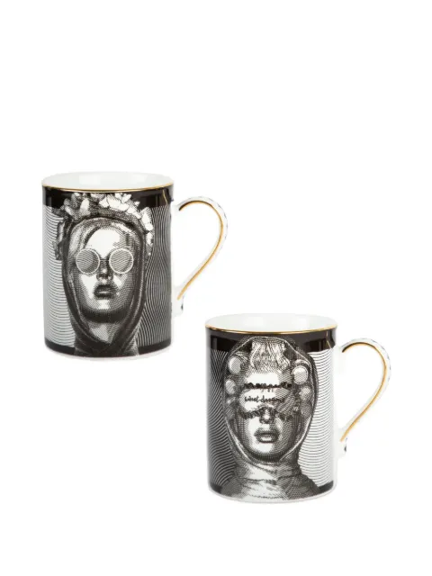 BACI MILANO Sagrada Familia porcelain mug (set of two)