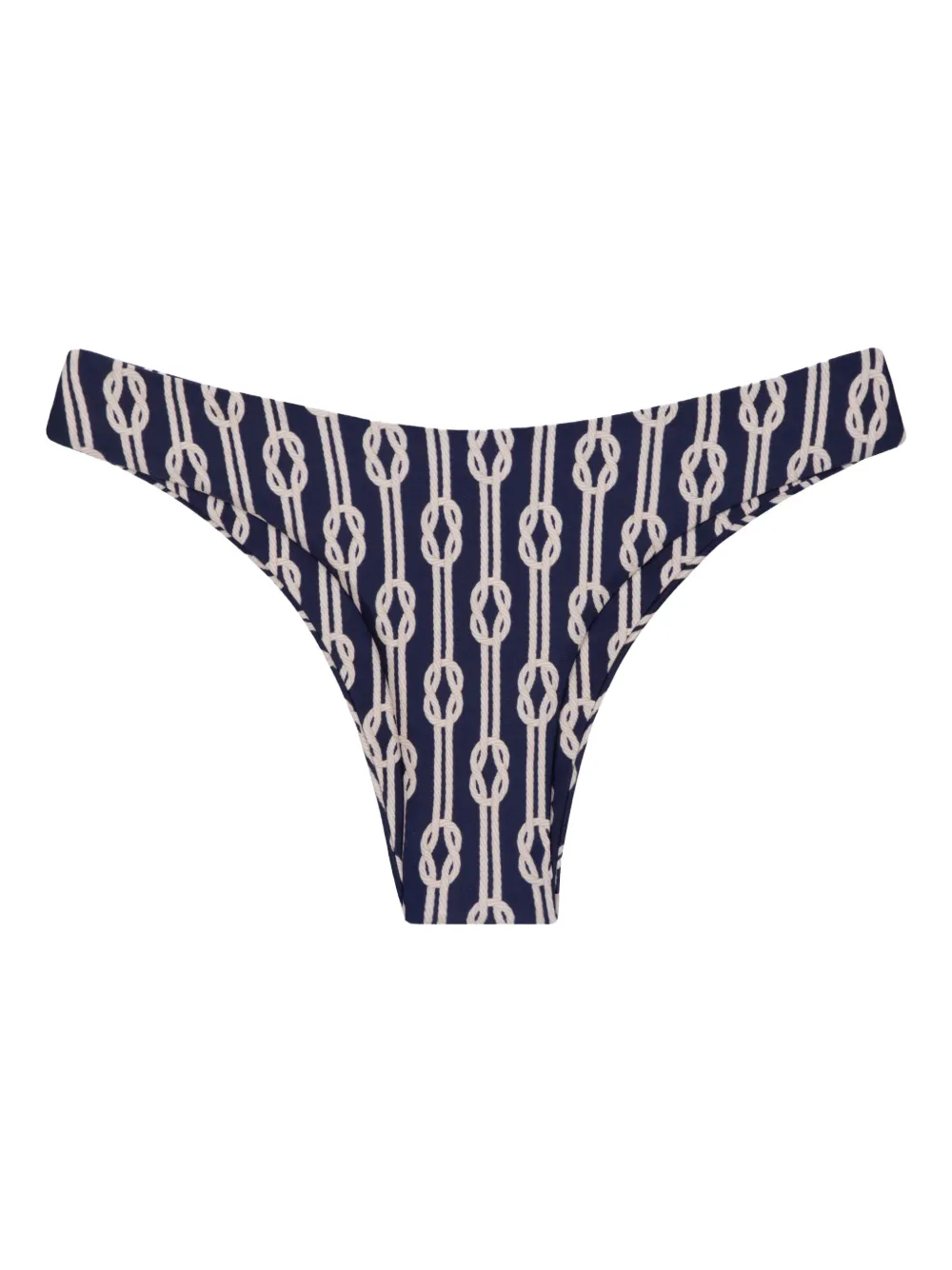 Lenny Niemeyer Slip bikini a fantasia - Blu