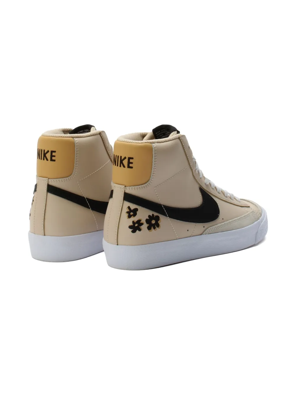 Nike Kids Blazer Mid 77 Brown/Black sneakers - Beige