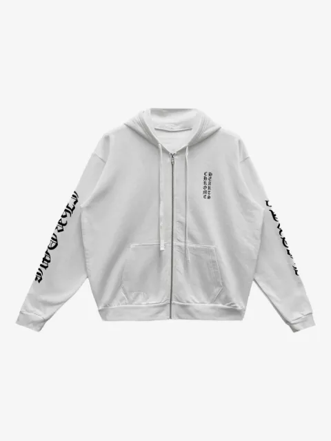 Chrome Hearts monogram zip hoodie