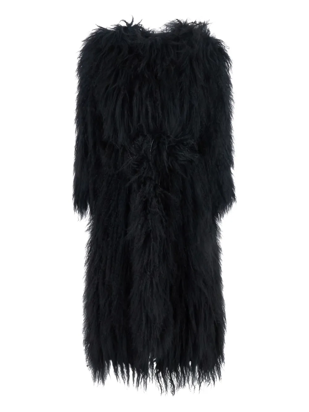 Numerootto Cappotto Long Lavinia girocollo - Nero