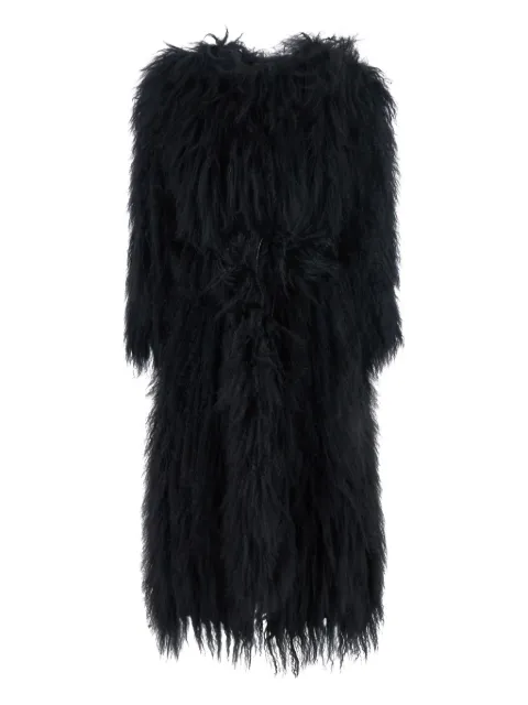 Numerootto Long Lavinia round-neck coat