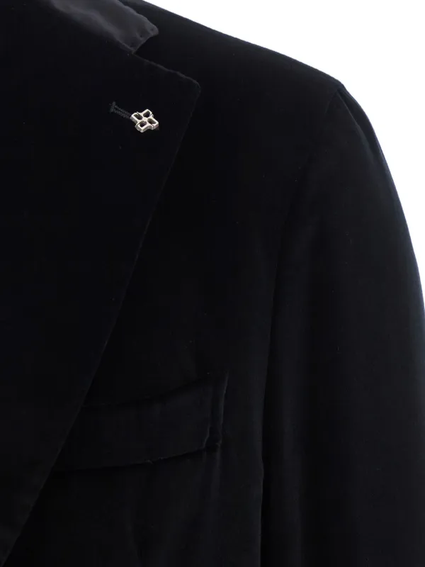 Tagliatore ノッチドラペル シングルジャケット | ブラック | FARFETCH JP