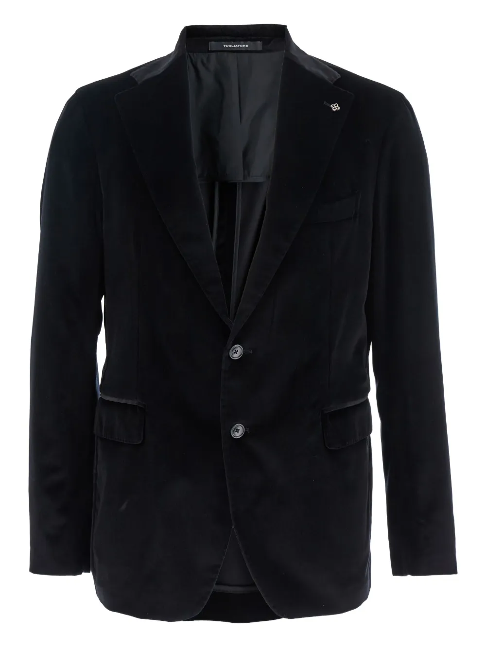 Tagliatore notched-lapel single-breasted jacket | Black | Image 1