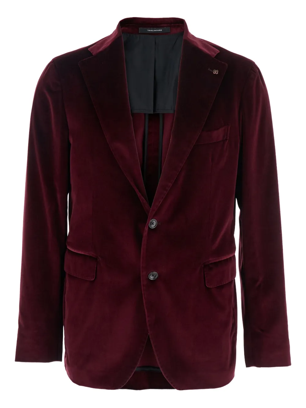 Tagliatore notched-lapel single-breasted blazer | Red | Image 1