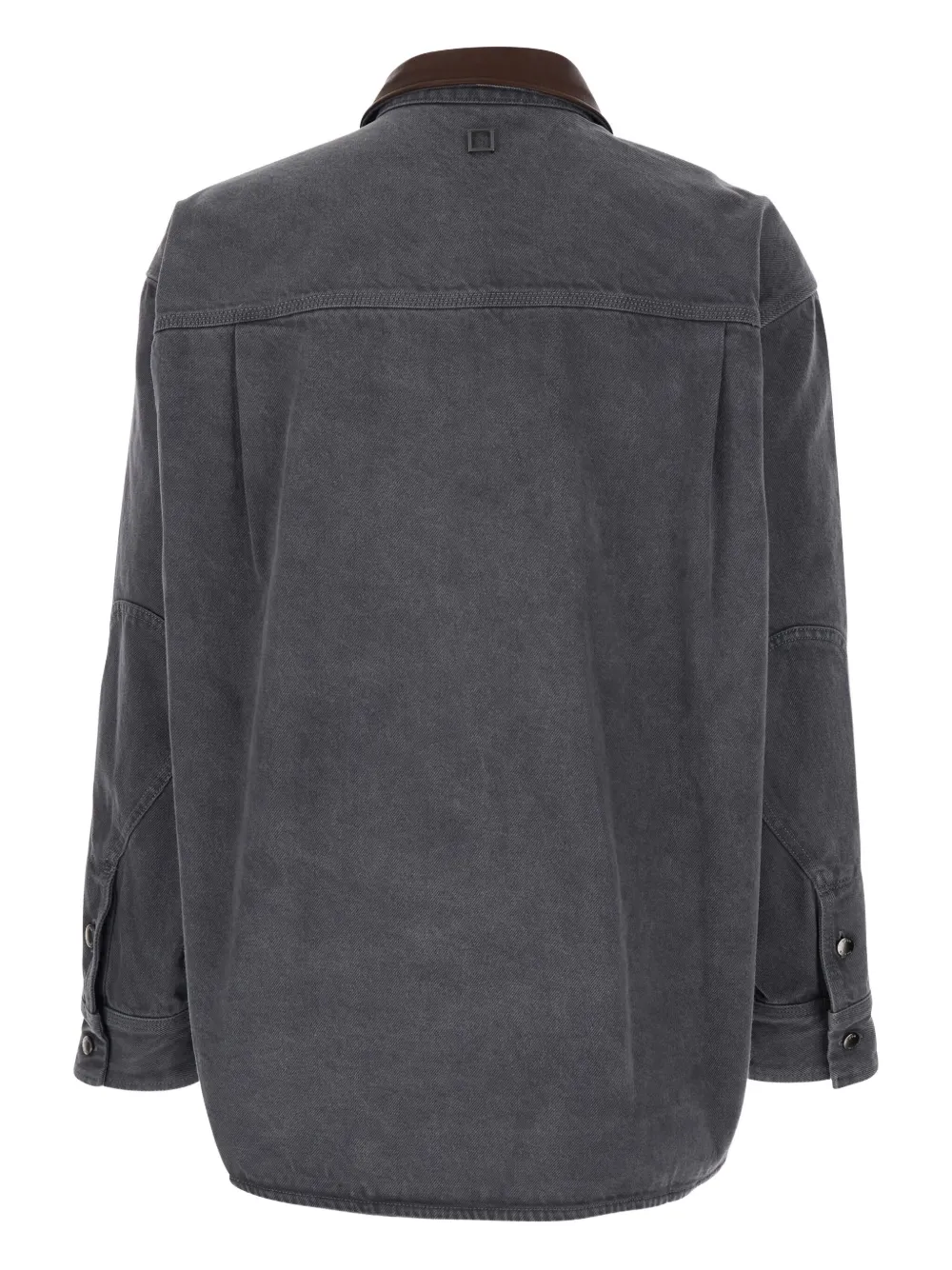 Wooyoungmi camisa con cuello de pico y bolsillo de parche | Image 2