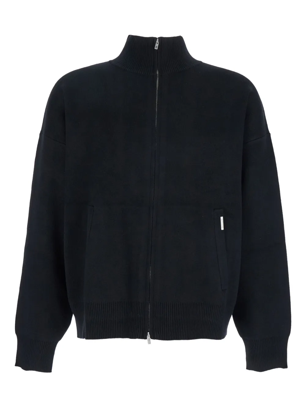 Represent cardigan à fermeture zippée | noir | Image 1
