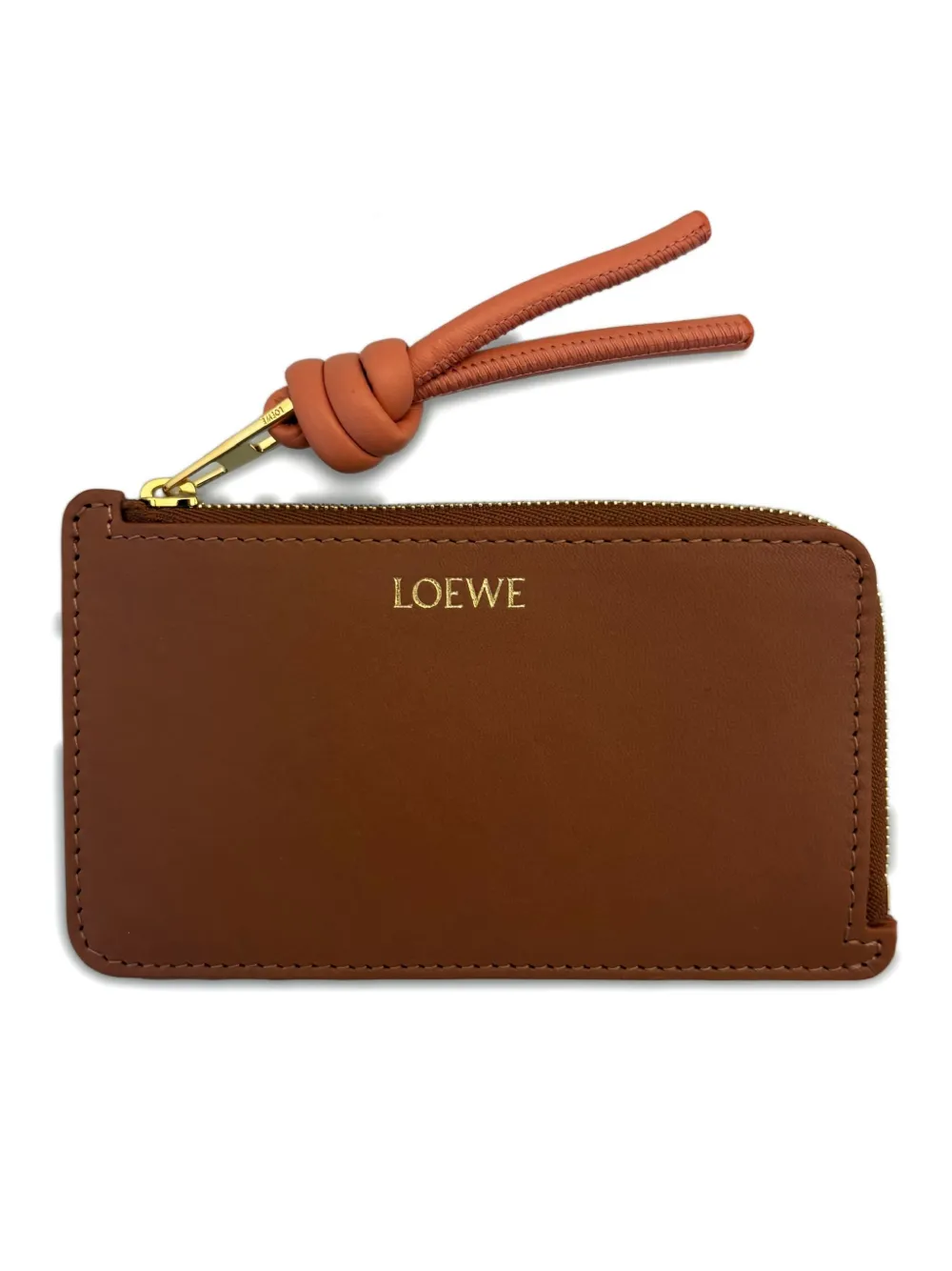 LOEWE Pasjeshouder met logoprint - Bruin