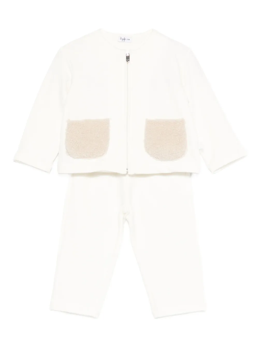 Il Gufo pocket zip tracksuit | White | Image 1