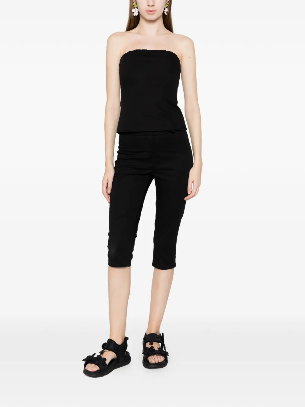  Alfie Capri Trousers - Black 