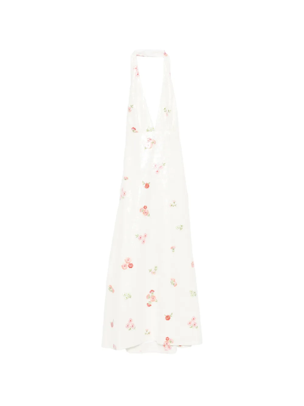 ALFIE Lilly sequin-embellished midi dress - Bianco