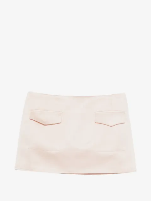 ALFIE Valetta flap-pocket mini skirt