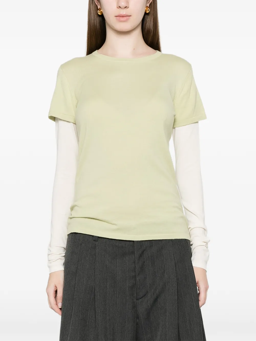  Alfie Double-layer T-shirt - Green 