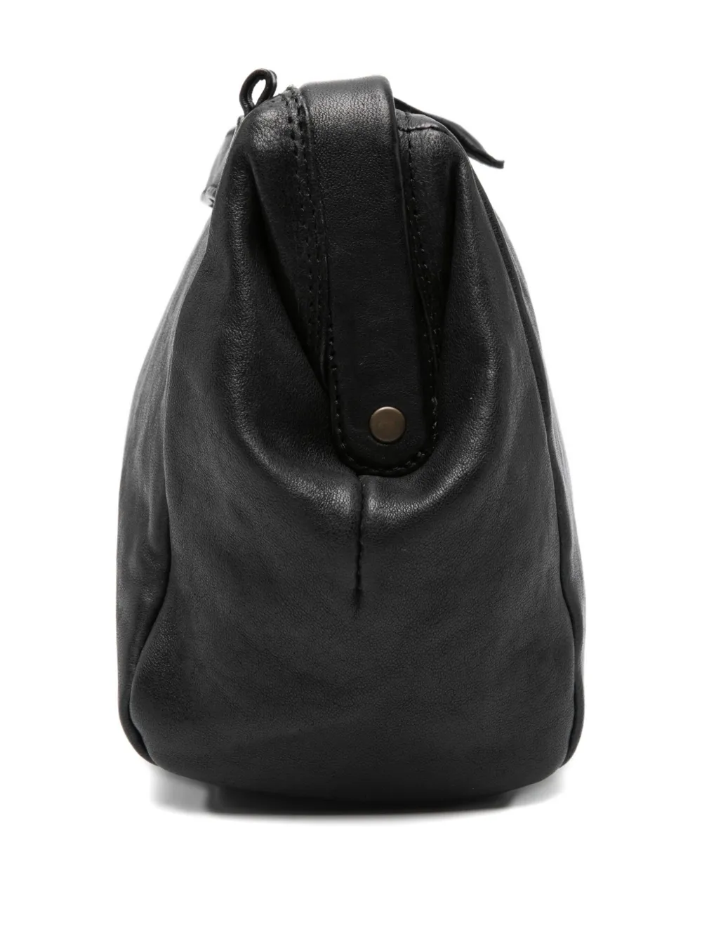 Sommet Leather Cross Body Bag In Black