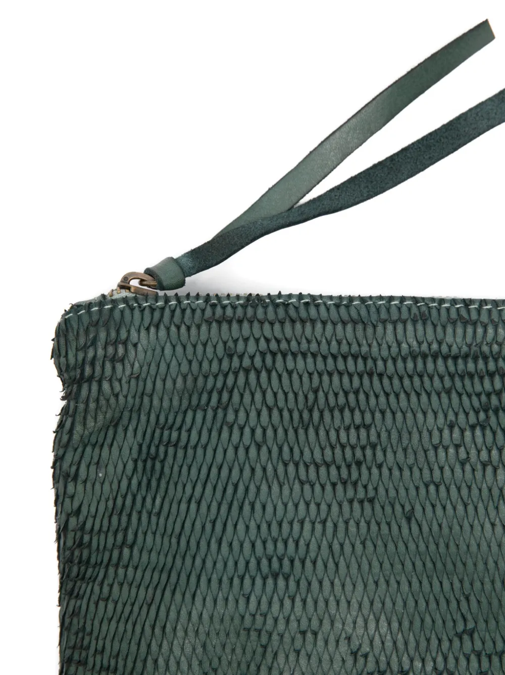 SOMMET Kleine crossbodytas met textuur Groen