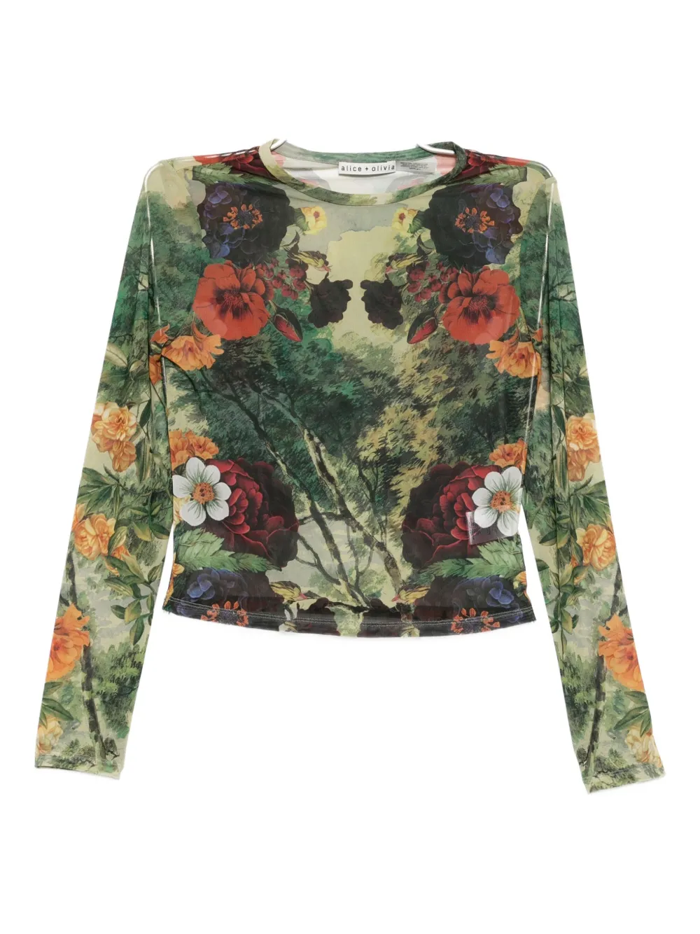 Alice And Olivia Delaina Top In Green