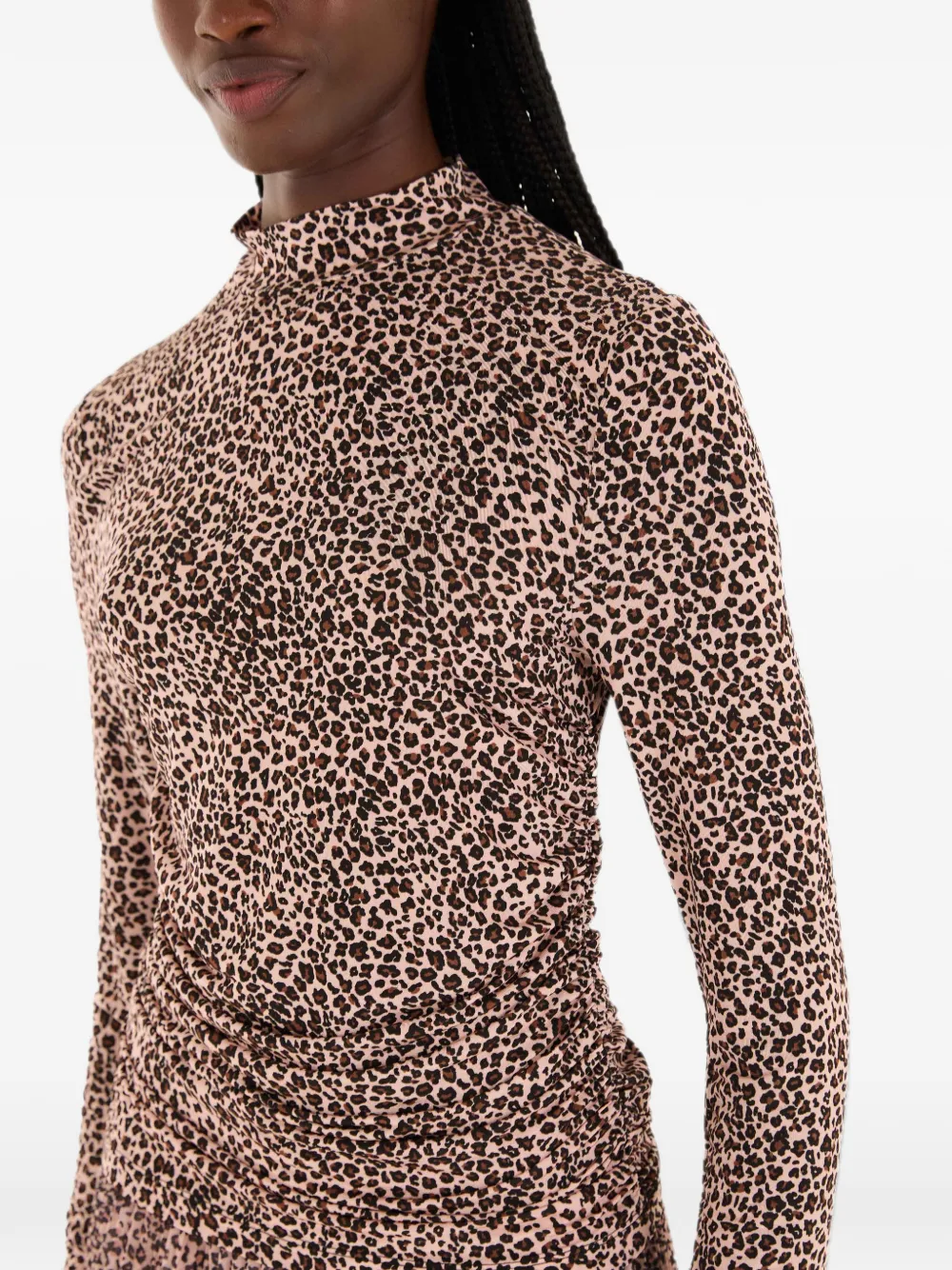 FARM Rio Top met luipaardprint Roze