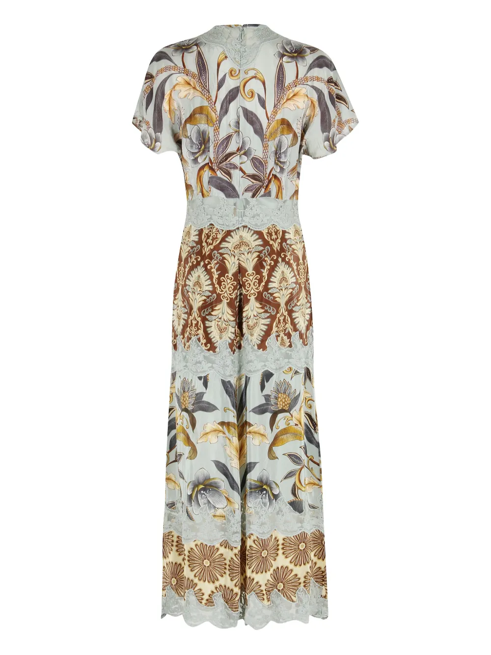 FARM Rio Mixed Snake Garden maxi-jurk - Bruin