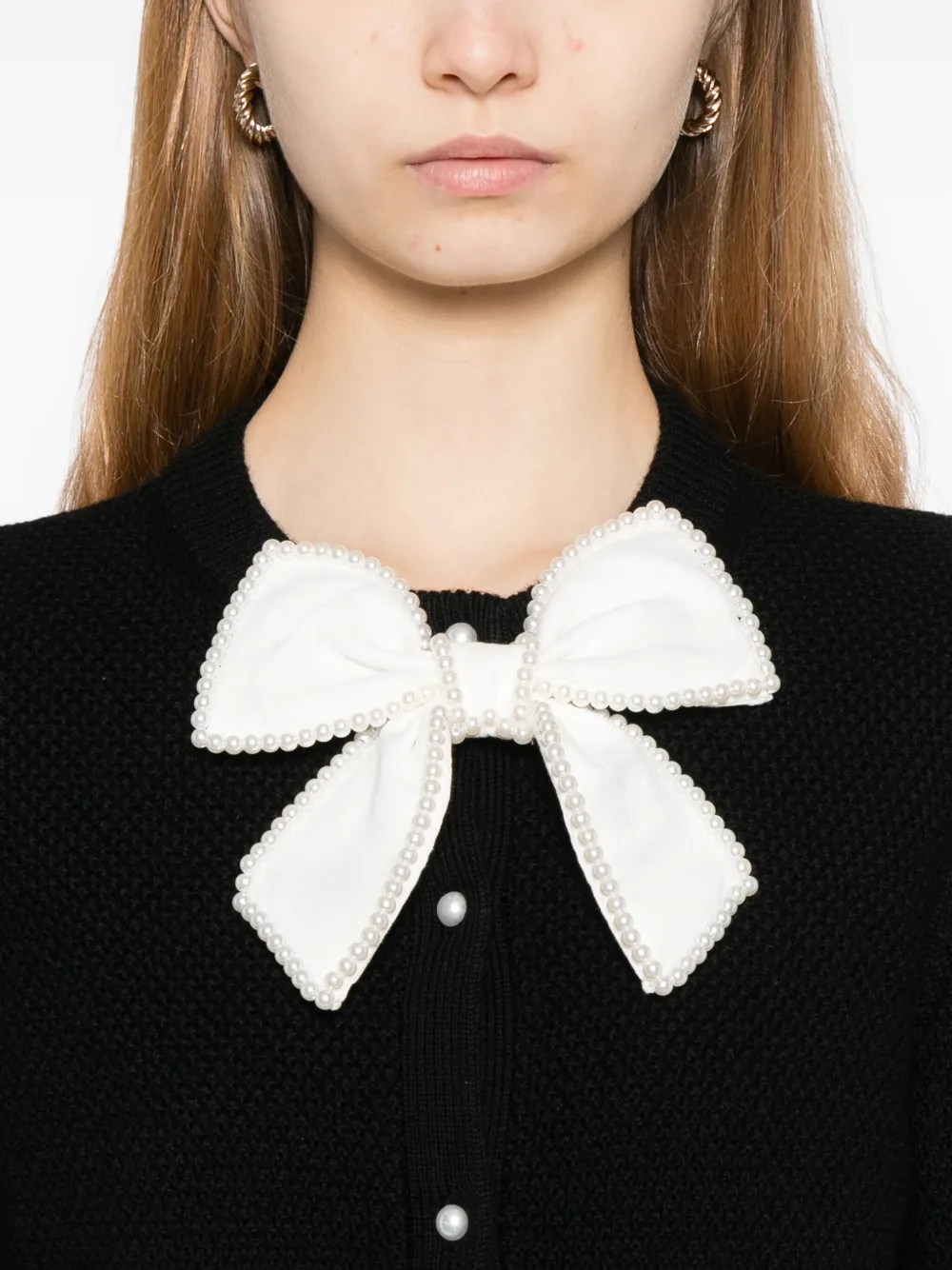 Alice And Olivia Dollie Cardigan In Black