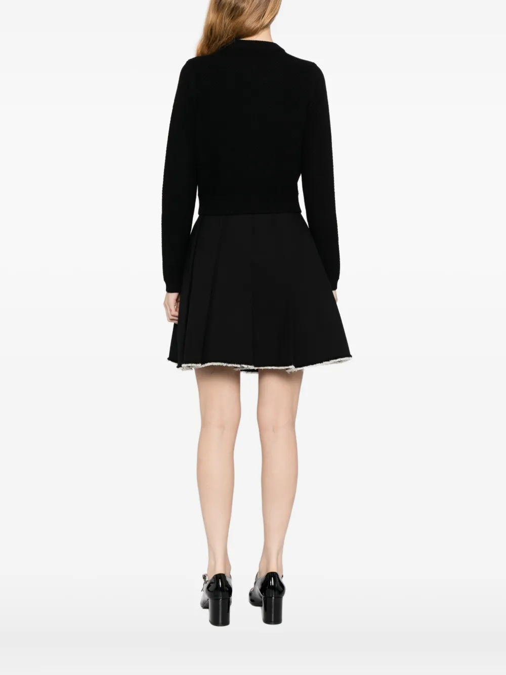 Alice And Olivia Dollie Cardigan In Black