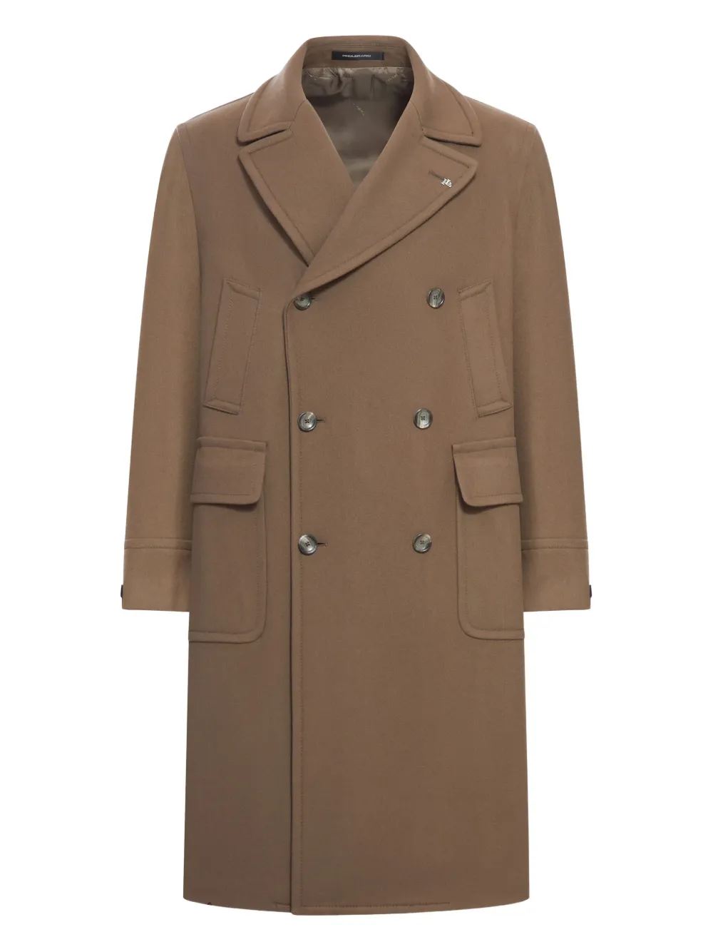 Tagliatore double-breasted wool coat | Brown | Image 1
