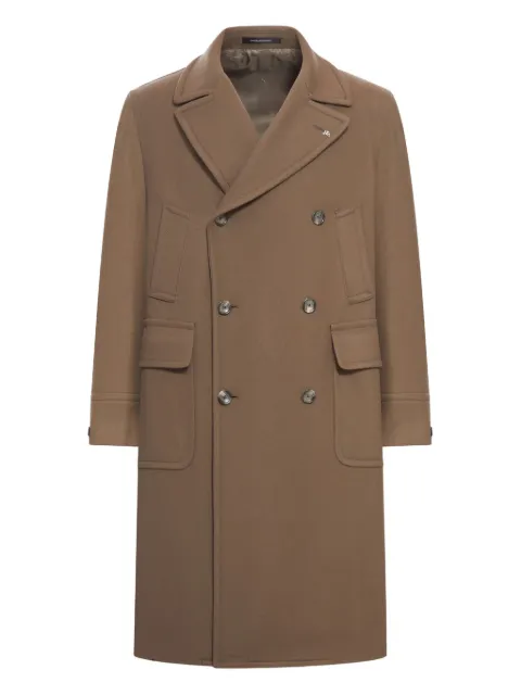 Tagliatore double-breasted wool coat