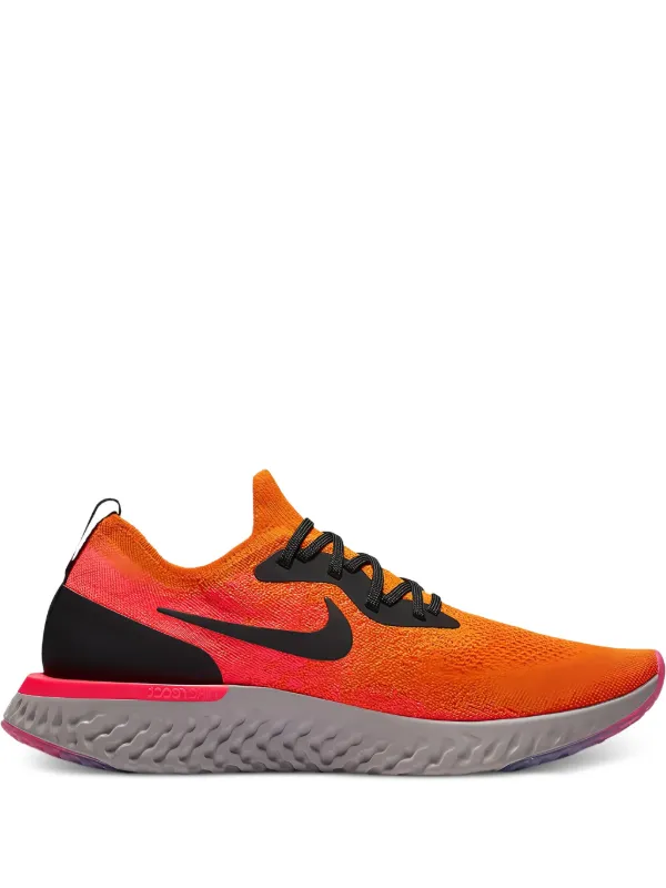 nike epic react white orange