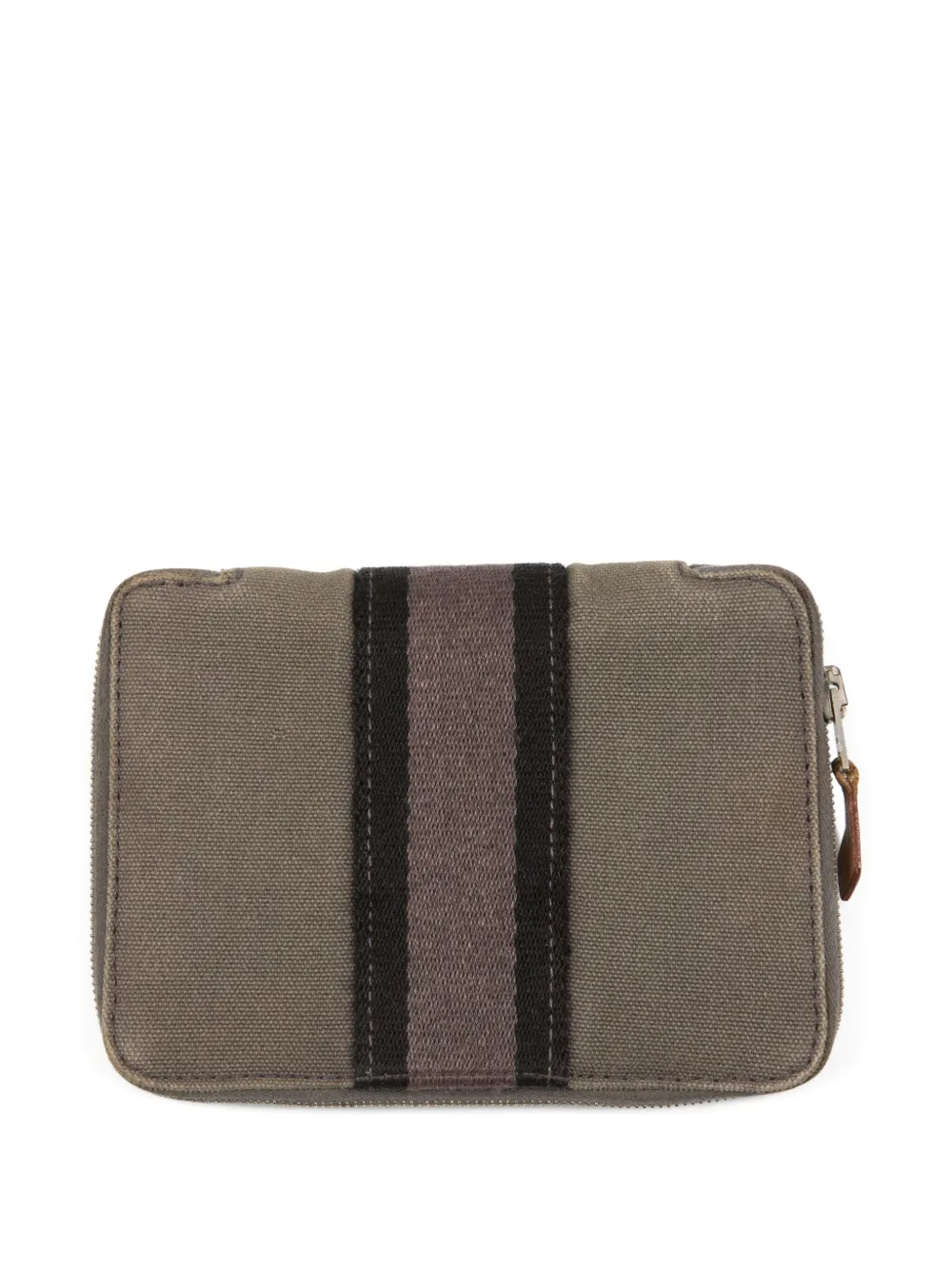 Hermès Pre-Owned 2000s Toto striped wallet | Men | Image 2