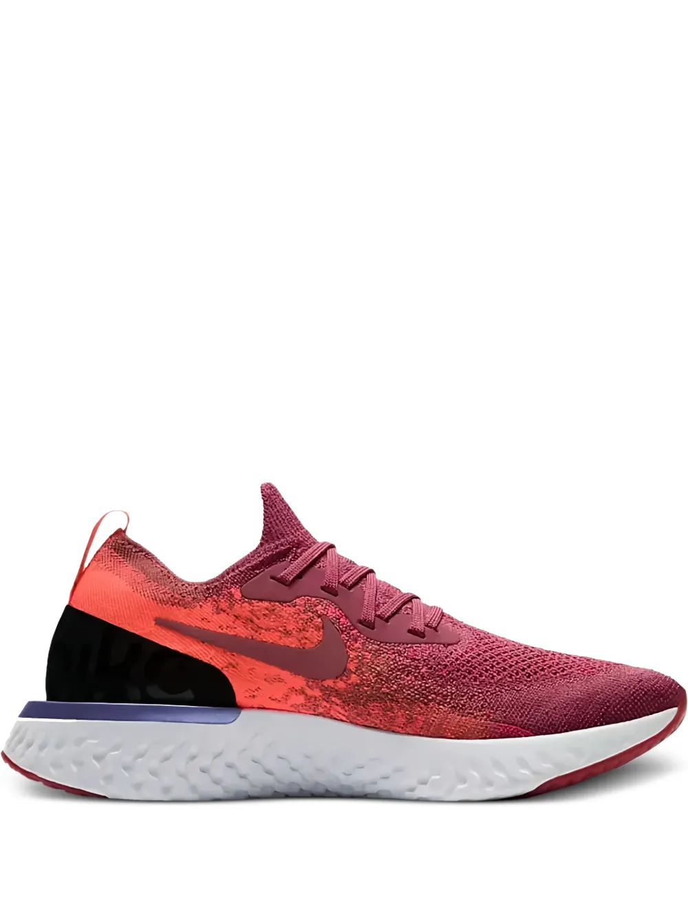 Nike Epic React Flyknit "Vintage Wine" sneakers | Red | Image 1