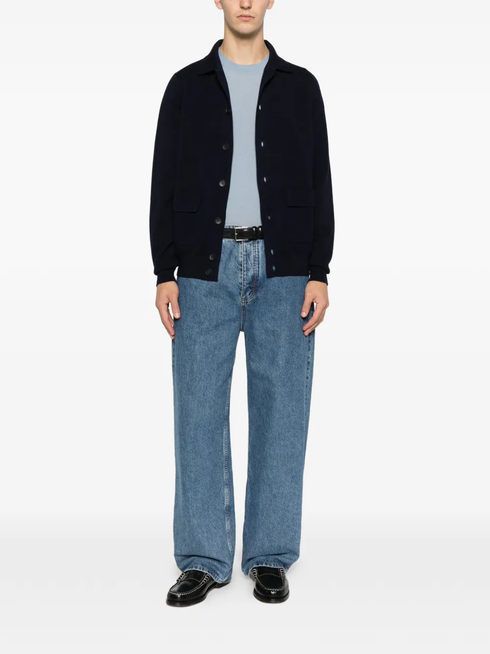 Filippo De Laurentiis pocket button cardigan | Cardigans | Image 2
