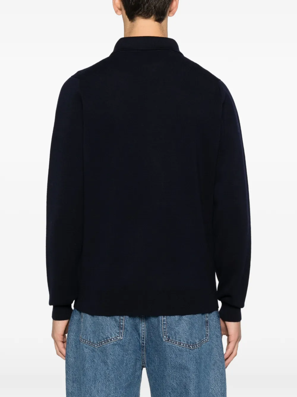 Filippo De Laurentiis Pocket Button Cardigan In Black