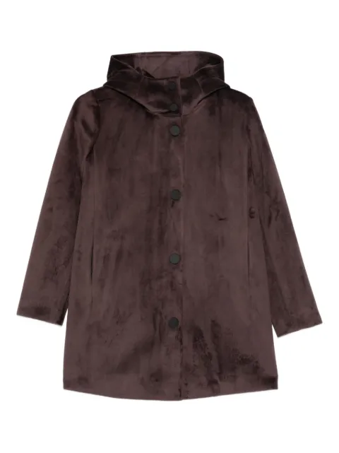 Roberto Ricci Designs Velour Neo buttoned-hooded coat