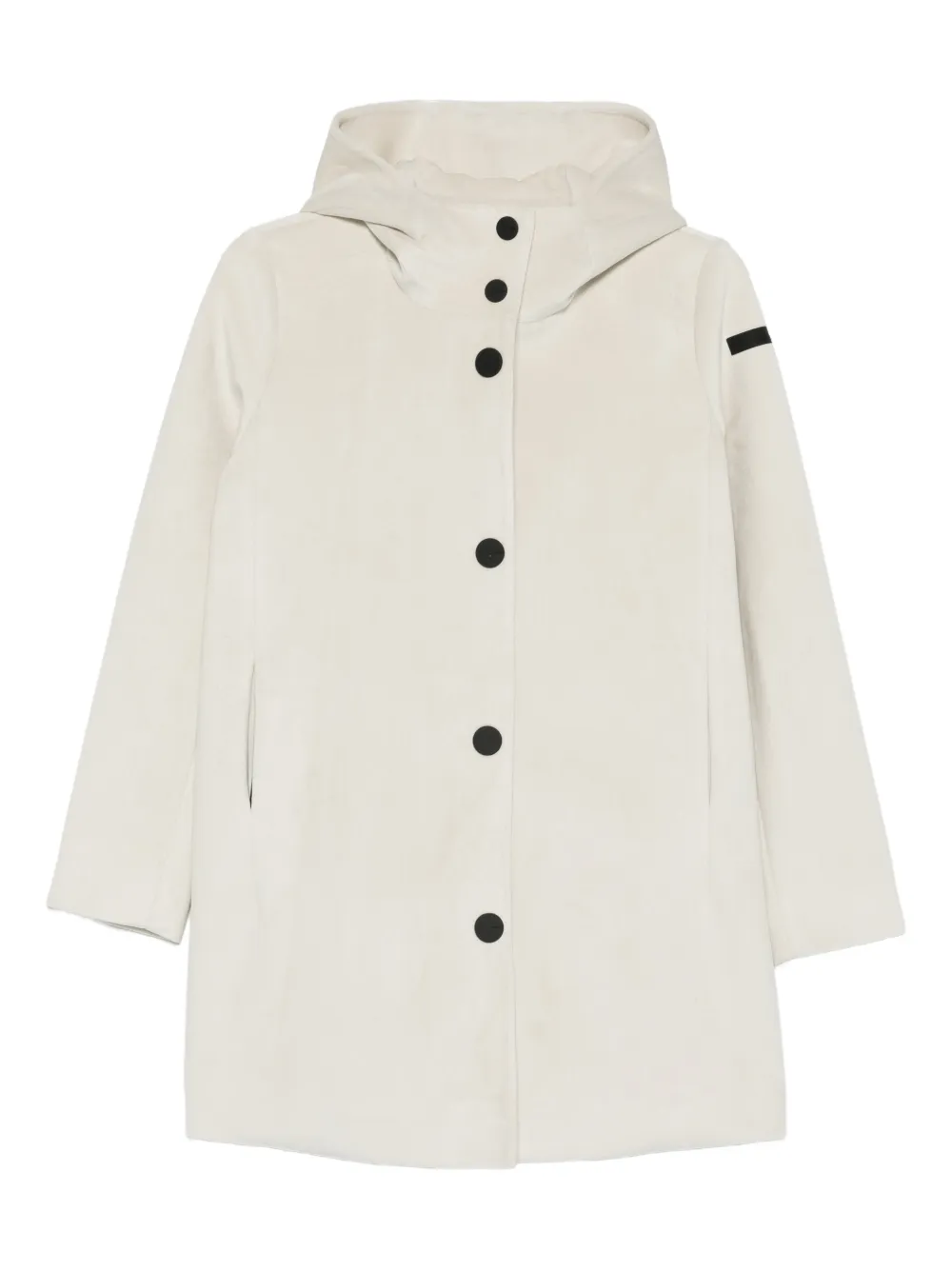 Roberto Ricci Designs Velour Neo Button-hooded Coat In Multi