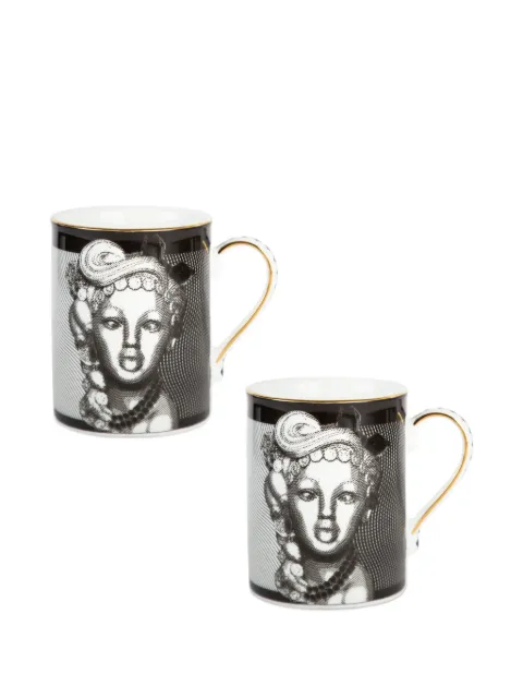 BACI MILANO Sagrada Familia porcelain mug (set of two)