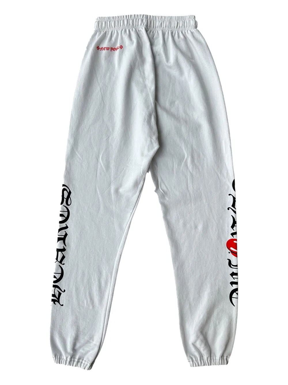 Chrome Hearts logo rolling stones sweatpants - Wit