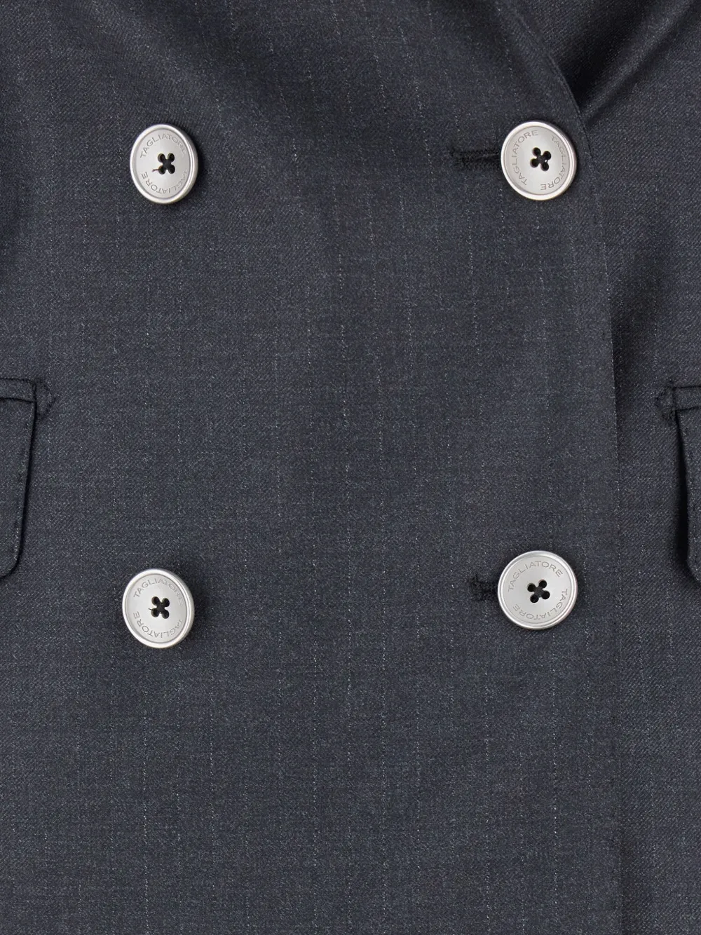 Tagliatore Pak met dubbele rij knopen Grijs