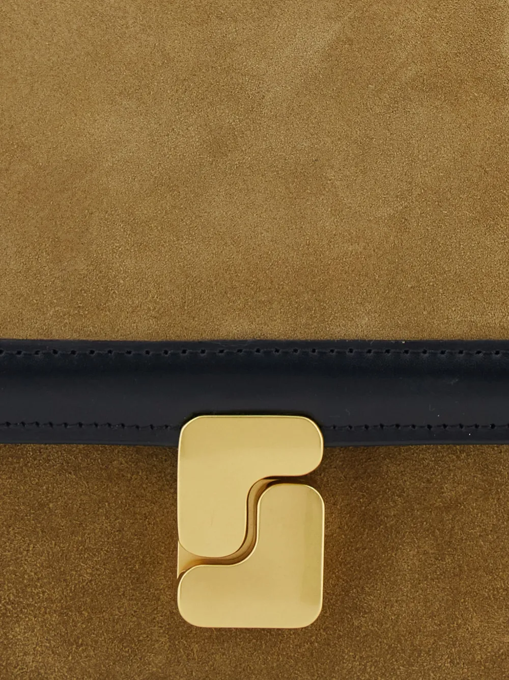 Soeur Bellissima mini-tas met logoplakkaat Beige