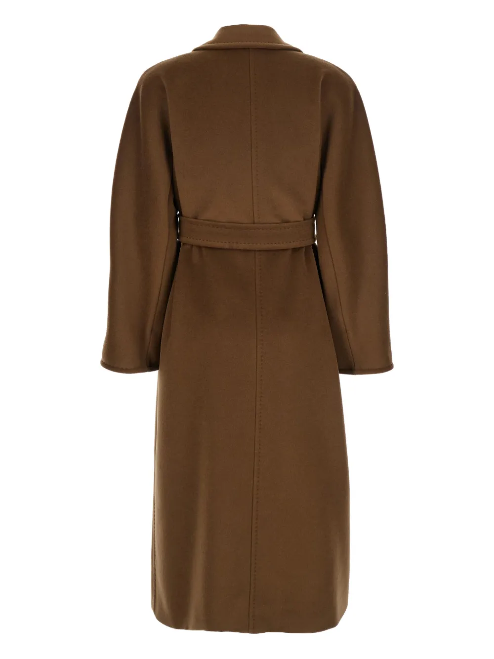 Max Mara Mantel met dubbele rij knopen Bruin