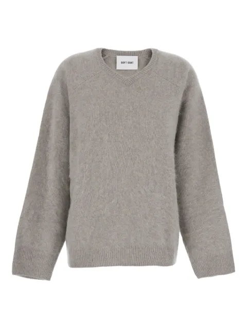 Soft Goat brushed round-neck sweater