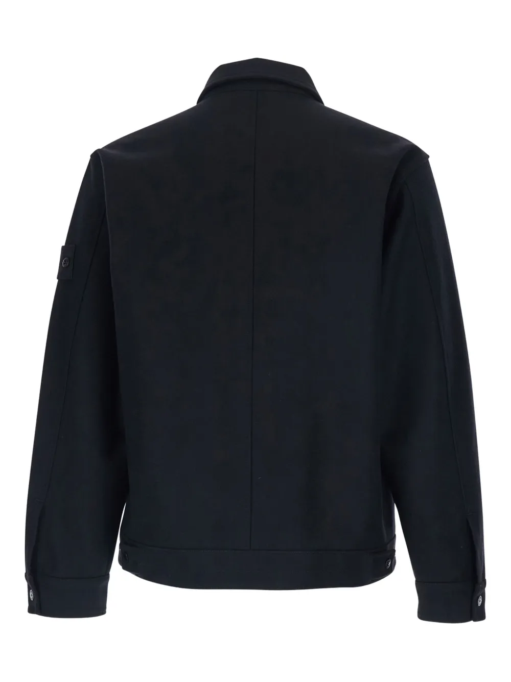 Stone Island logo-detail flannel jacket | Lightweight Jackets | Image 2