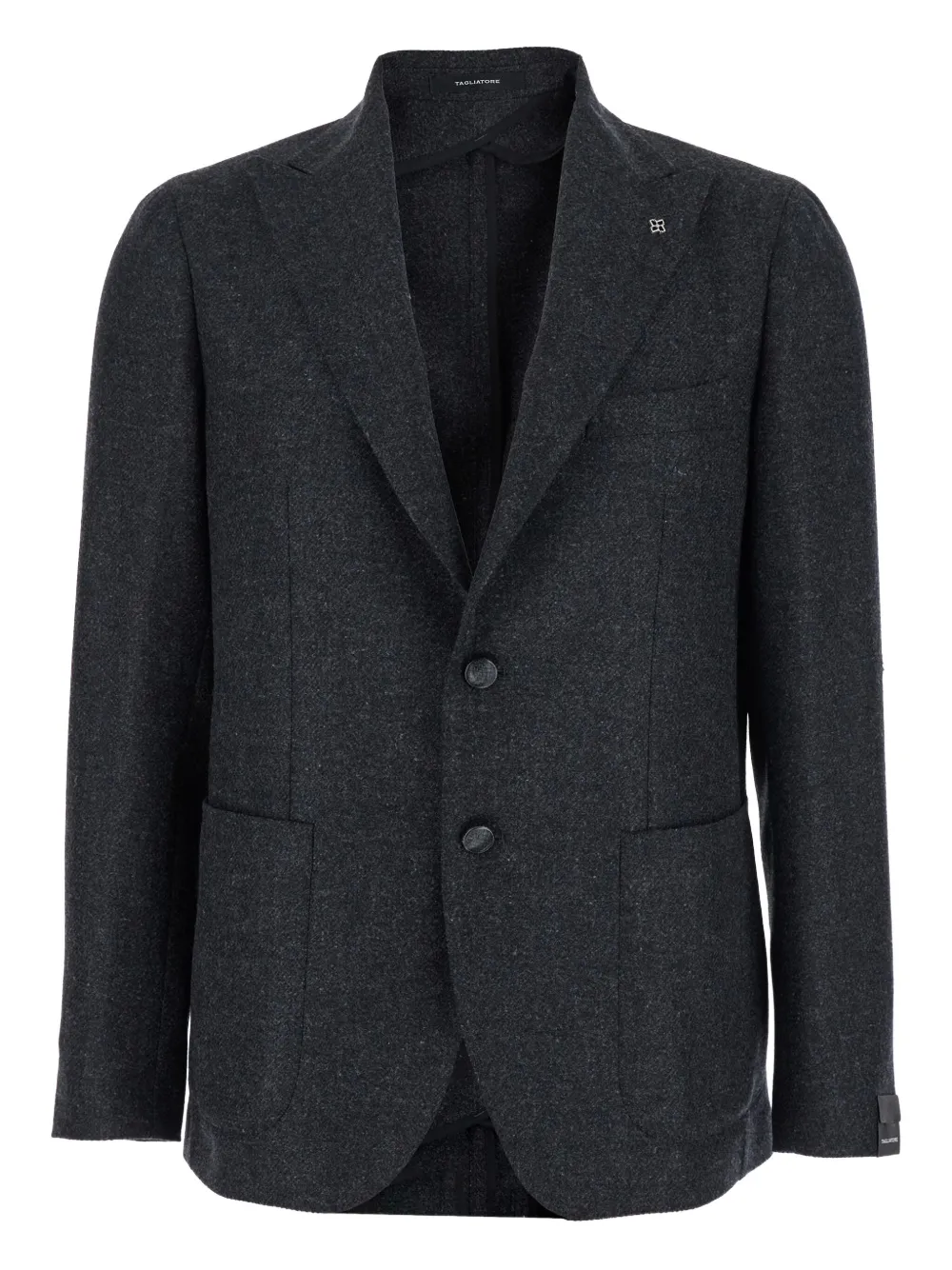 Tagliatore peak-lapel single-breasted jacket - Grey