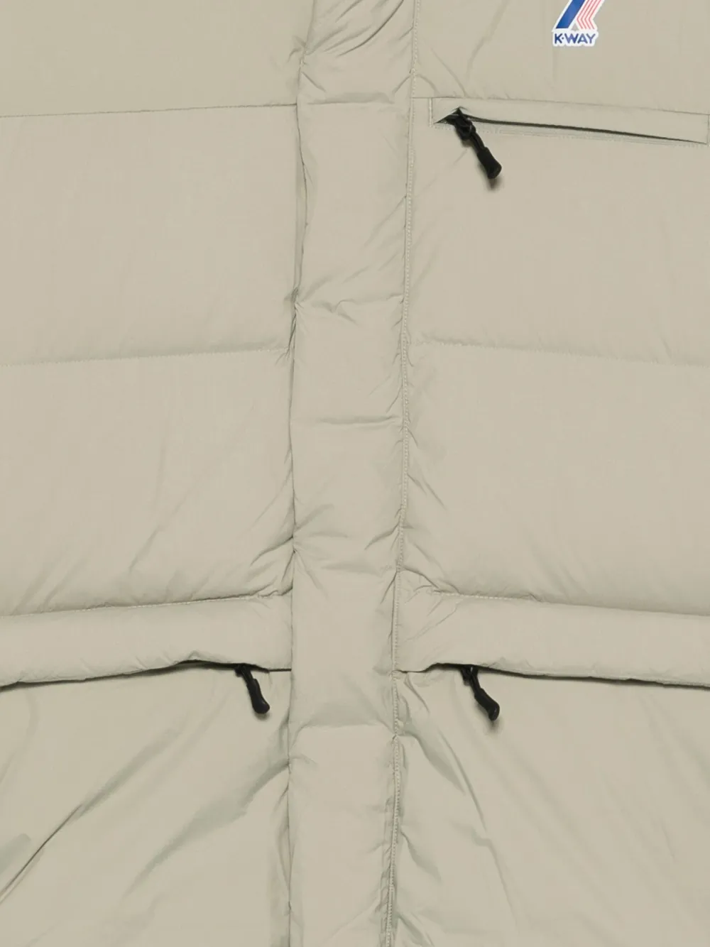 K-Way Jack met capuchon en zak Beige