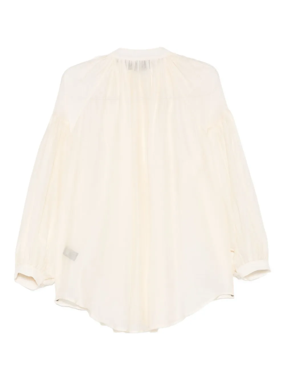 Mes Demoiselles Crunchy gathered shirt - Beige